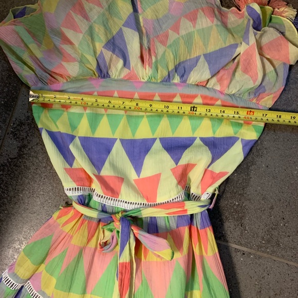 Place Nationale X Revolve Le Camus Mosaic Tiered Sun Dress. Size M. EUC - Picture 13 of 15